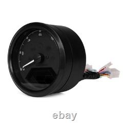 Motorcycle LCD Speedometer Tachometer Odometer Universal Digital Dash 12000rpm
