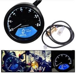 Motorcycle Meter LED Digital Indicator Tachometer Odometer Speedometer Oil Meter
