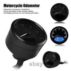 Motorcycle Meter LED Digital Indicator Tachometer Odometer Speedometer Oil Meter
