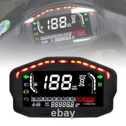 Motorcycles Speedometer Oil Gauge Tachometer Universal Digital Meters Instrument
