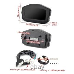 Motorcycles Speedometer Oil Gauge Tachometer Universal Digital Meters Instrument