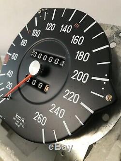 NEU Mercedes-Benz W107 SL SLC VDO km/h Tachometer Einsatz KPH Speedometer OE RMF