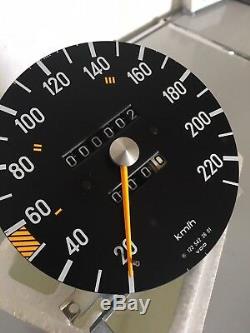 NEU NOS Mercedes-Benz W123 C123 S123 M110 VDO Tachometer KPH Speedometer OE NML