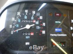 NOS Harley Davidson FLT Special Gauges Speedo Speedometer Tach MPH