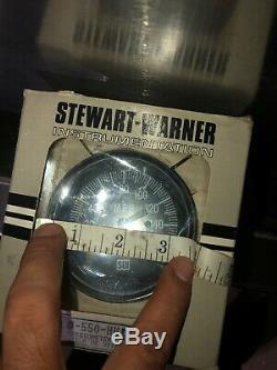 Nos Stewart Warner 160 Mph Speedometer Rat Rod Hot Traditional Dash Instrument