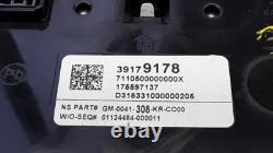 Opel Astra K 2015-2021 Speedometer Tachometer Instrument Cluster 39179178