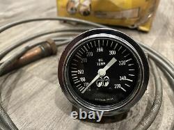 Original 1950 MOON EQUIP Oil Temp Instrument Gauge Panel Dash Hotrod SCTA TROG