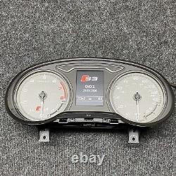 Original Audi S3 8V TFSI mph speedometer instrument Cluster Color MFA Cluster 8V0920970R