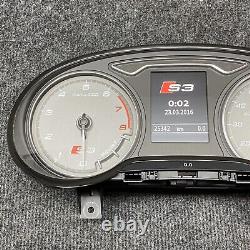 Original Audi S3 8V TFSI mph speedometer instrument Cluster Color MFA Cluster 8V0920970R