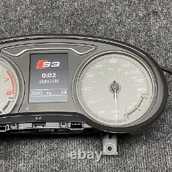 Original Audi S3 8V TFSI mph speedometer instrument Cluster Color MFA Cluster 8V0920970R