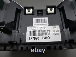 Original VW Golf 6 VI convertible speedometer instrument cluster km/h 5K7920860