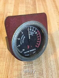 Paxton Supercharger Mcculloch Blower Mustang Cobra Thunderbird Studebaker Gauge