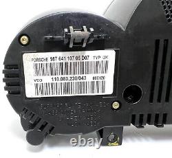 Porsche 987 Boxster Cayman Gen1 Manual Instrument Cluster Speedo Tacho VDO MPH