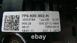 Porsche Cayenne v8 Turbo Speedometer Instrument MPH USA Speedometer 7p5920902h