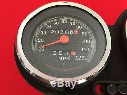 RARE 1993 HARLEY SPORTSTER 90th ANN. SPEEDOMETER TACHOMETER TACH DYNA SPEEDO FXR