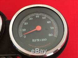 RARE 1993 HARLEY SPORTSTER 90th ANN. SPEEDOMETER TACHOMETER TACH DYNA SPEEDO FXR