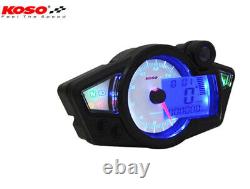 RX1N GP Style BA011220 Koso Speedometer White Blue Illuminated ABE German