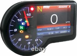 RX-3 GP Style TFT Multifunction Gauge Koso BA071000 Speedo, Tach, Fuel, & More