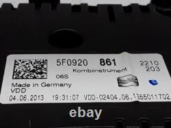 Seat Leon 2013- Speedometer Instrument Cluster 5f0920861