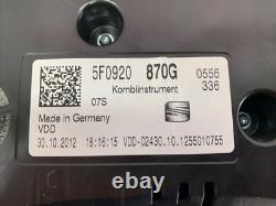 Seat Leon 5F TDI Speedometer Speedo AI Unit Instrument Cluster 5F0920870G