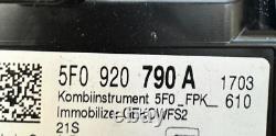 Seat Leon Fr Cupra Mk3 17-21 Virtual Speedo Clocks Instrument 5F0920790A