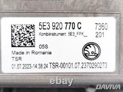 Skoda Octavia Speedometer Instrument Block 1.5 TSI Petrol 110kW (150HP) 2023