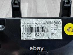 Skoda Superb 3T TDI Speedometer Speedometer Instrument Cluster Speedo 3T1920840D