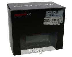 Speedometer speedometer Koso DB01RN black with tachometer digital ABE universal