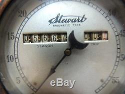 Stewart Speedometer F-14 MC 85mm Tacho Tachometer Brass USA HD Indian no Corbin