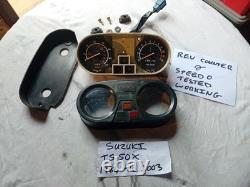 Suzuki Ts50x Speedo Rev Counter Set Clocks Tested Working 1984 To 2003