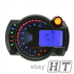 Tachometer KOSO Digital Cockpit RX2N+ GP Sytle blaues Display universal Motorrad