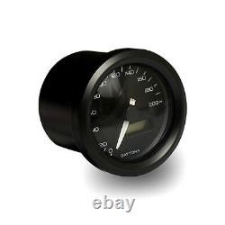 Tachometer/Speedo Digital Daytona Velona 48mm schwarz bis 200 Km/h E geprüft