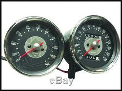 Triumph Gray Grey Face Face Speedo Tach Speedometer Tachometer Smiths Type