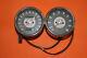 Triumph Pair Smiths Replica Speedo Tacho Speedometer Tachometer 1966-70
