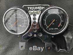 Triumph Thunderbird 900 Chrome Speedo/Tacho Clocks