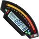 Universal 12V Motorcycle LCD Speedometer Tachometer 6 Gear Display 14000 RPM