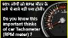 Use Of RPM Meter Tachometer RPM