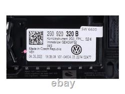 VW Polo VI (AW) 1.0 TSI 70 kW 95 hp speedometer (06.2017-) 2g0920320b 1.0 tsi