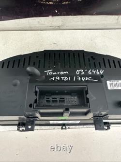VW Touran Caddy Speedometer Instrument Cluster 1T0920860A