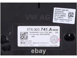 VW Touran II (5T) 2.0 TDI 110 kW 150 hp speedometer (05.2015-) 5ta920741a 2