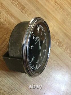 Vintage Corvette Black Widow Tach Tachometer Drag Race Gasser Scta Trog Hemi