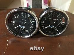 Vintage Norton Smiths Tach Speedo Speedometer Set RSM3003/21 & SSM4003/00 1000