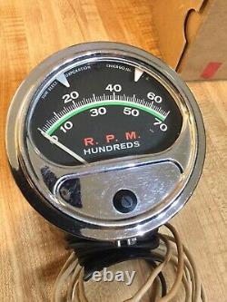 Vintage Nos 7k Sun Tach Tachometer Camaro Gto Mopar Mustang Cuda Muscle Car Era