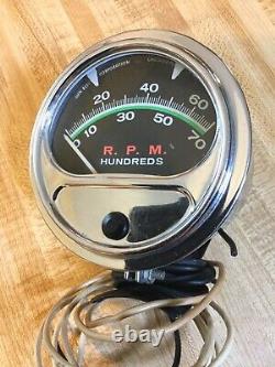 Vintage Nos 7k Sun Tach Tachometer Camaro Gto Mopar Mustang Cuda Muscle Car Era