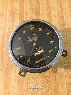 Vintage Survey Speedometer 35 36 37 38 39 Rat Ford Hot Rod Lincoln Scta Trog