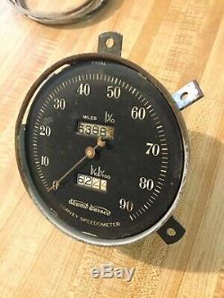 Vintage Survey Speedometer 35 36 37 38 39 Rat Ford Hot Rod Lincoln Scta Trog