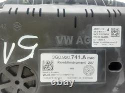 Volkswagen Passat 3G 2014- Speedometer Tachometer Instrument Cluster 3G0920741A