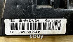 Vw T4 Transporter Caravelle 2.5 Tdi Instrument Speedo Cluster 7d0920902p 2002