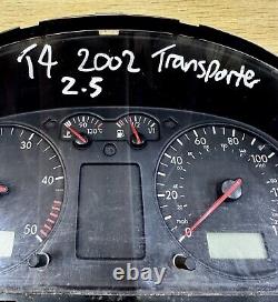 Vw T4 Transporter Caravelle 2.5 Tdi Instrument Speedo Cluster 7d0920902p 2002