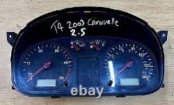 Vw T4 Transporter Caravelle 2.5 Tdi Instrument Speedo Cluster 7d0920902p 2003